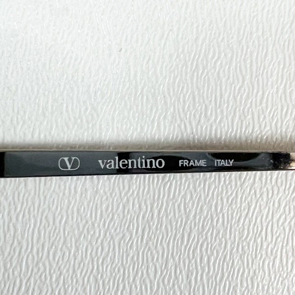 Valentino Italy Eyeglasses Frame V372 998 Aviator Metal Tortoise 55-16-130